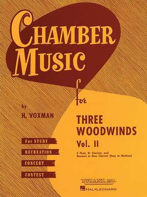 Chamber Music for Three Woodwinds, Vol. 2 de H. Voxman