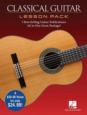 Classical Guitar Lesson Pack: Boxed Set with Four Publications and One DVD in One Great Package [With DVD] de Hal Leonard Corp