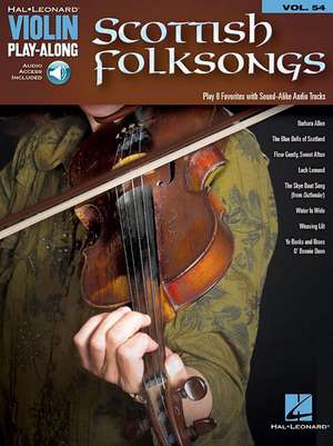 Scottish Folksongs Violin Play-Along Volume 54 - Book/Online Audio