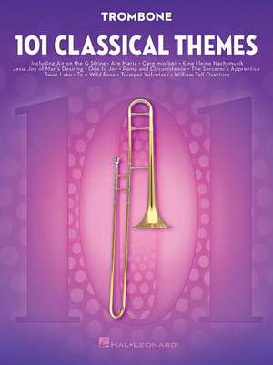 101 Classical Themes for Trombone de Hal Leonard Publishing Corporation