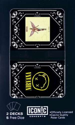 Nirvana Double Deck Playing Cards de Hal Leonard