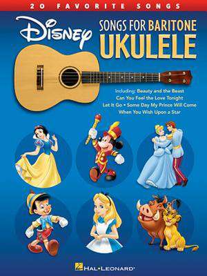 Disney Songs for Baritone Ukulele de Hal Leonard Corp