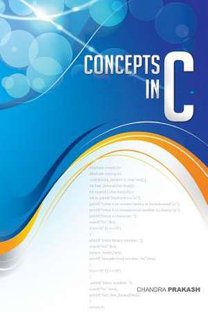 Concepts in C de MR Chandra Prakash