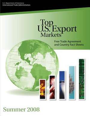 Top U.S. Export Markets de U. S. Depar Tment of Commerce