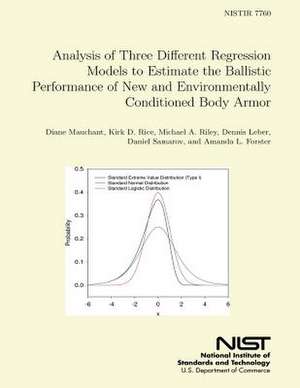 Nistir 7760 Analysis of Three Different Regression Models to Estimate the Ballistic Performance of New and Environmentally Conditioned Body Armor de U S Dept of Commerce