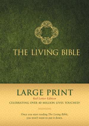 The Living Bible Large Print Red Letter Edition