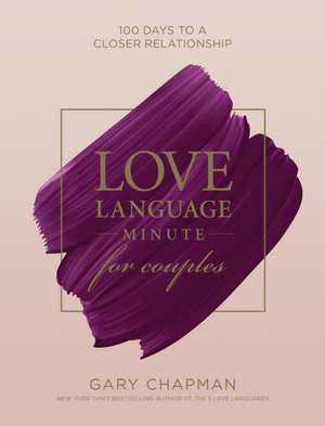 Love Language Minute for Couples de Gary Chapman