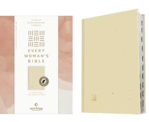 NLT Every Woman's Bible (Hardcover, Gold Dust, Indexed, Red Letter, Filament Enabled) de Naomi Cramer Overton