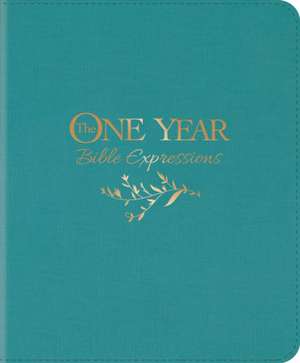 The One Year Bible Expressions NLT (Leatherlike, Tidewater Teal)