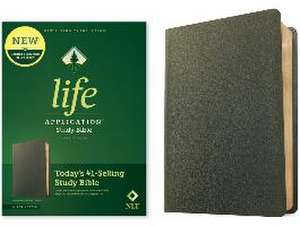 NLT Life Application Study Bible, Third Edition (Genuine Leather, Olive Green, Red Letter)