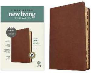 NLT Thinline Center-Column Reference Bible, Filament-Enabled Edition (Leatherlike, Rustic Brown, Indexed, Red Letter)