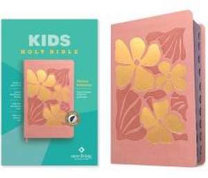 NLT Kids Bible, Thinline Reference Edition (Leatherlike, Tropical Flowers Dusty Pink, Indexed, Red Letter)