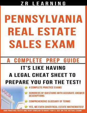 Pennsylvania Real Estate Sales Exam de Zr Learning LLC