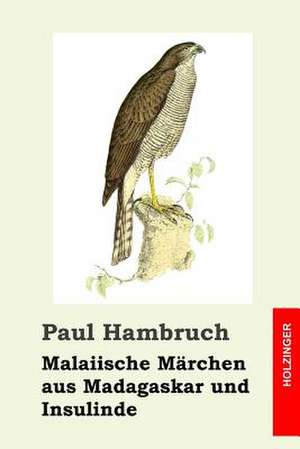 Malaiische Marchen Aus Madagaskar Und Insulinde de Paul Hambruch