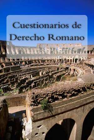 Cuestionarios de Derecho Romano de Jose R. Gomis Fuentes