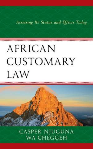 African Customary Law de Casper Njuguna