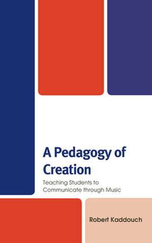 PEDAGOGY OF CREATION TEACHINGCB de Robert Kaddouch