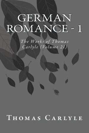 German Romance - 1 de Thomas Carlyle