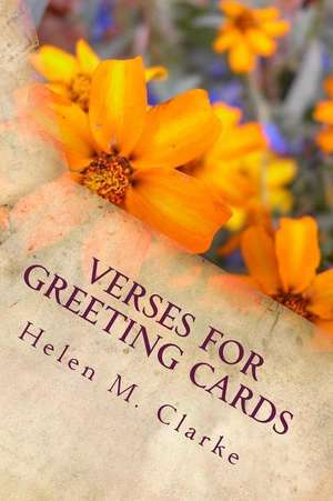 Verses for Greeting Cards de Helen M. Clarke