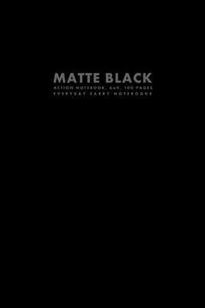 Matte Black Action Notebook, 6x9, 100 Pages de Everyday Carry Notebooks