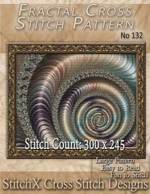 Fractal Cross Stitch Pattern - No. 132 de Tracy Warrington