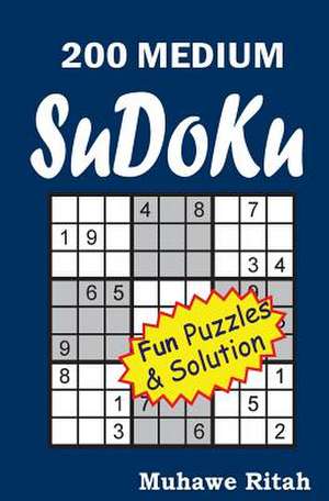 200 Medium Sudoku de Muhawe Ritah