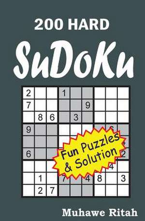 200 Hard Sudoku de Muhawe Ritah