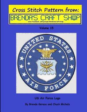 US Air Force LOGO - Cross Stitch Pattern de Brenda Gerace