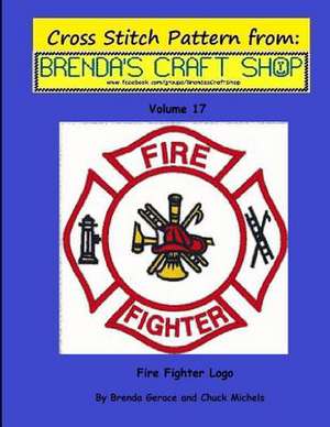 Fire Fighter LOGO - Cross Stitch Pattern from Brenda's Craft Shop - Volume 17 de Brenda Gerace