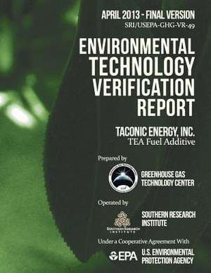 Environmental Technology Verification Report de U. S. Environmental Protection Agency