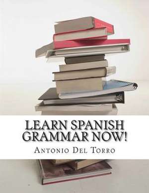 Learn Spanish Grammar Now! de Antonio Del Torro