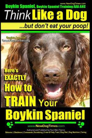 Boykin Spaniel, Boykin Spaniel Training AAA Akc de Pearce, MR Paul Allen