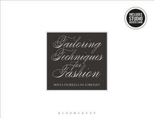 Tailoring Techniques for Fashion: Bundle Book + Studio Access Card de Milva Fiorella Di Lorenzo