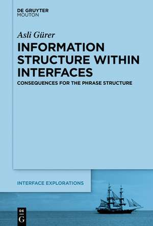 Information Structure Within Interfaces de Gurer, Asli