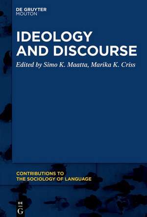 Mapping Ideology in Discourse Studies de Simo K Määttä