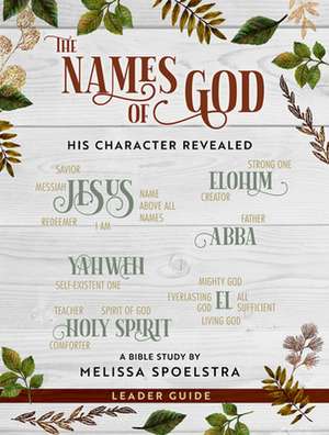 The Names of God - Women's Bible Study Leader Guide de Melissa Spoelstra