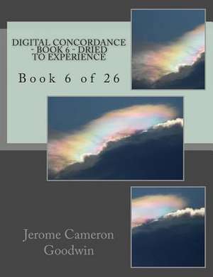 Digital Concordance - Book 6 - Dried to Experience de MR Jerome Cameron Goodwin