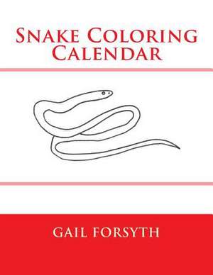 Snake Coloring Calendar de Gail Forsyth