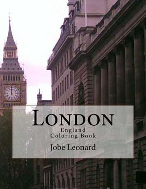 London, England Coloring Book de Jobe David Leonard