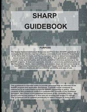 Sexual Harassment and Assault Response and Prevention (Sharp) Guidebook de Department of Defense