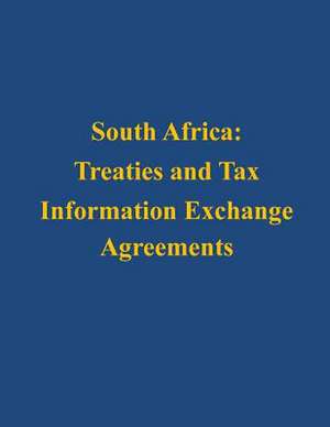 South Africa de U. S. Department of the Treasury