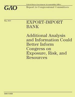 Export-Import Bank de Government Accountability Office (U S )