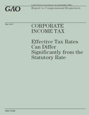 Corperative Income Tax de Government Accountability Office (U S )