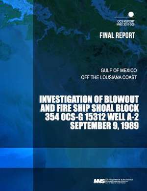 Investigation of Blowout and Fire Ship Shoal Block 354 Ocs-G 15312 Well A-2 de U. S. Department of the Interior