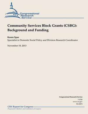 Community Services Block Grant (Csbg) de Karen Spar