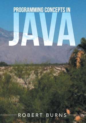 Programming Concepts In Java de Robert Burns