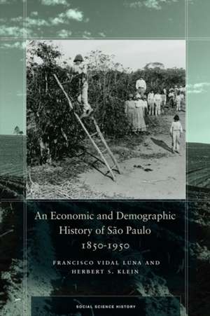 An Economic and Demographic History of São Paulo, 1850–1950 de Francisco Vidal Luna