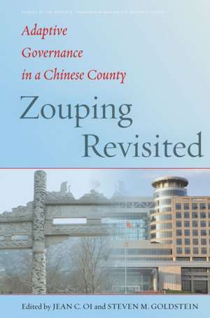 Zouping Revisited – Adaptive Governance in a Chinese County de Jean C. Oi