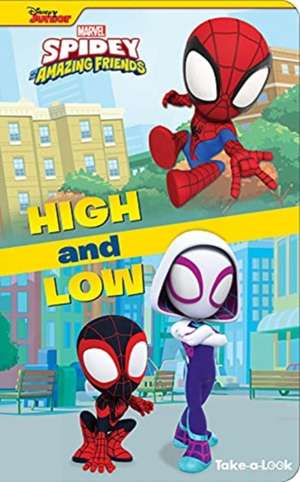 Disney Junior Marvel Spidey and His Amazing Friends: High and Low Take-A-Look Book de Pi Kids