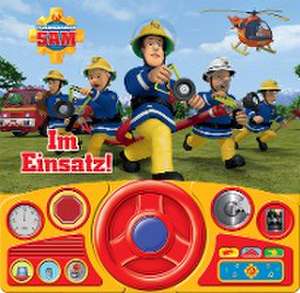 Feuerwehrmann Sam - Im Einsatz! - Soundbuch - Pappbilderbuch mit beweglichem Lenkrad und 13 spannenden Geräuschen für Kinder ab 3 Jahren de Phoenix International Publications Germany GmbH